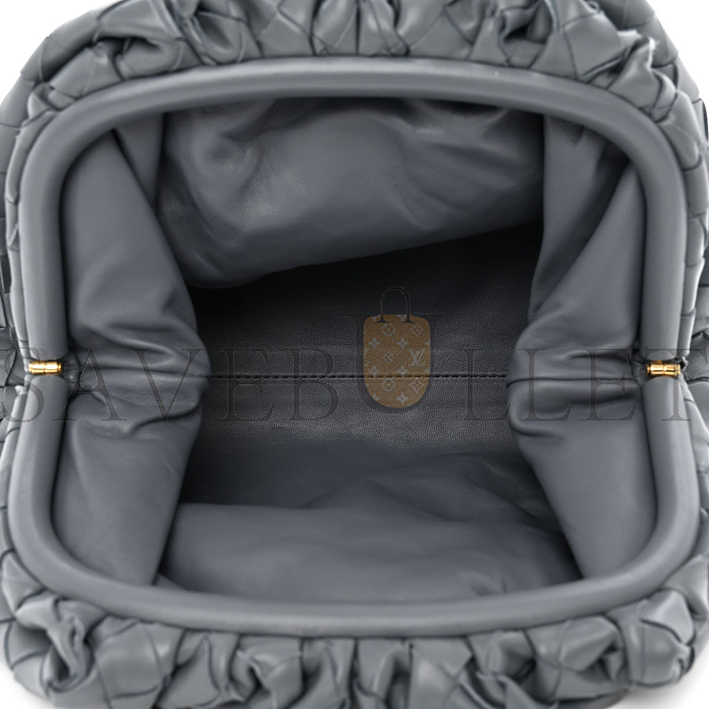 bo*te*ga Ve*ne*ta nappa intrecciato teen pouch thunder (30*17*8cm)